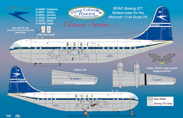 B377 Stratocruiser (BOAC)  FC44-019