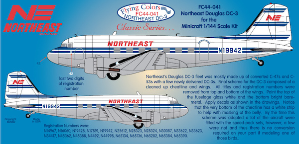 Douglas DC3 (Northeast) FC44-041