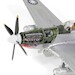 P51D Mustang Roca Aircraft Fighter 7th Squadron, 5th Fighter Group, Captain Cheng Sung Ting 1948 ROCAF 812013E