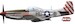 P51D Mustang Roca Aircraft Fighter 7th Squadron, 5th Fighter Group, Captain Cheng Sung Ting 1948 