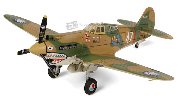 Curtiss P40B Warhawk, 3rd Pursuit Squadron, American Volunteer Group, P-8127, Serial : 47, China, June 1942 (flown by R.T. Smith) 812060C