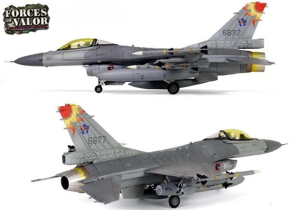 F16V Fighting Falcon 6677, Republic of China Air Force ROCAF 26th TFG 401st TFW Hualian AB 813005A