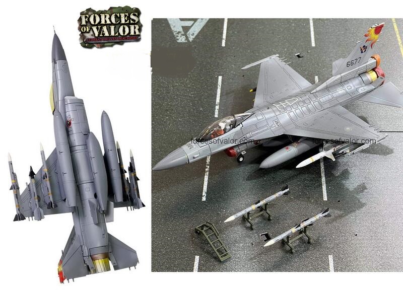 Forces of Valor 813005A F16V Fighting Falcon 6677, Republic of Ch