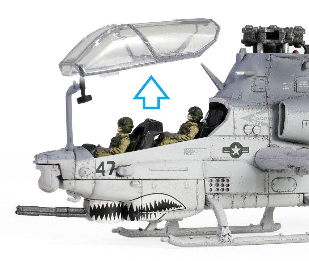 Forces of Valor 821007A Bell AH-1Z Viper US Marine Corps, USMC HM