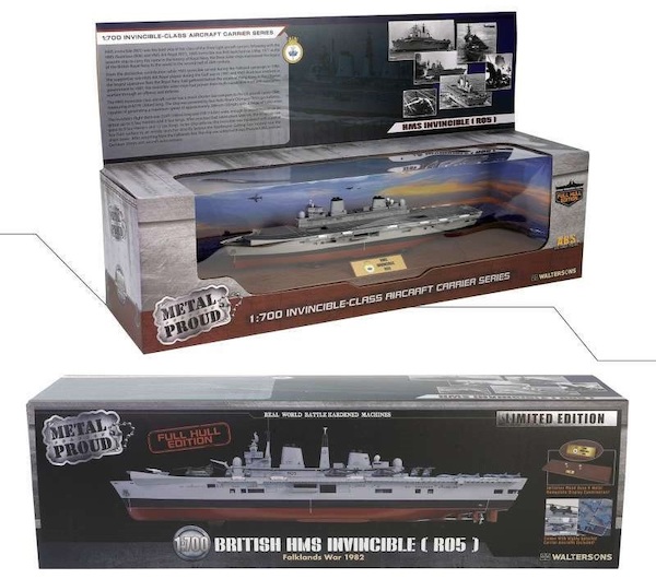 HMS Invincible R05 British Light Aircraft Carrier - FULL HULL  MP953001A