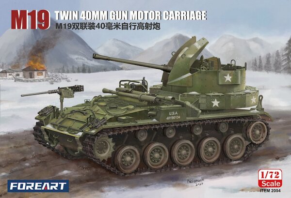 M19 Twin 40mm Anti Aircraft Gun Motor Carriage  (Also Used by Dutch Army)  FORE 2004