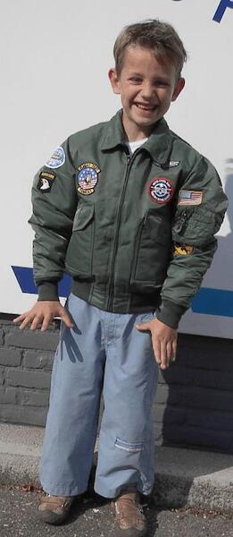 CWU Jack with 7 patches Child Size S (6-7 years) CWUS