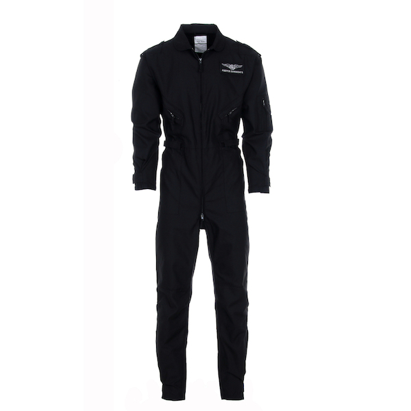 Flightsuit Adult Size 46-48 Black FSUIT46-48 BLACK