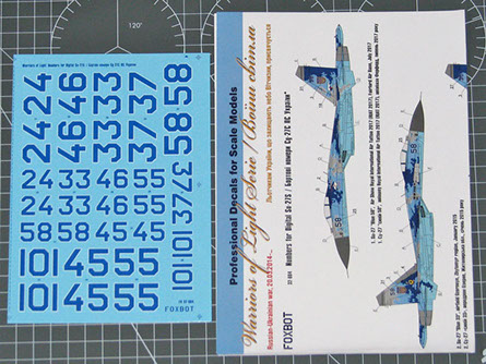 Sukhoi Su27S Ukrainian AF Digital Bortnumbers FOX32-004