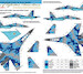 Sukhoi Su27UBM-1 Ukrainian AF Digital Bortnumbers Part 1  FOX32-005