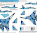 Sukhoi Su27UBM-1 Ukrainian AF Digital Bortnumbers Part 1  FOX32-005