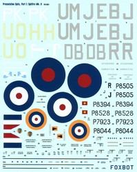 Presentation Spitfires Part 1 Spitfire MKII  FOX48-002