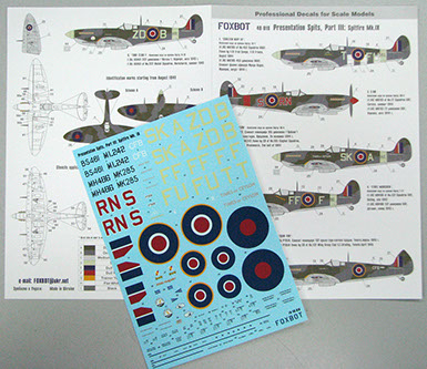 Presentation Spitfires Part 3 Spitfire MKIX  FOX48-016