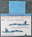 Sukhoi Su27S Ukrainian AF Digital Bortnumbers FOX48-025