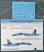 Sukhoi Su27S Ukrainian AF Digital Bortnumbers FOX48-025