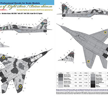 Mikoyan MiG29UB Fulcrum ("White 90" AF Digital ) With Masking set FOX48-027A