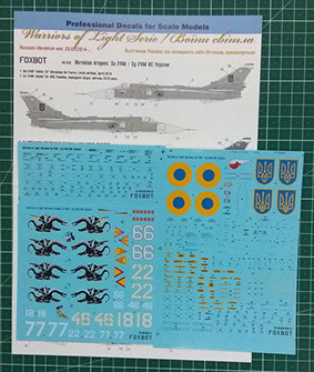 Suchoi Su-24M Ukrainian Air Forces, Ukrainian Dragons  FOX48-028