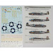 B25G/J Mitchell - Late- Pin Up Nose art part 3 Plus Stencils FOX48-043