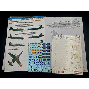 Ukrainian Rooks; Sukhoi Su25M-1 (Ukrainian AF) With Stencils FOX48-063T