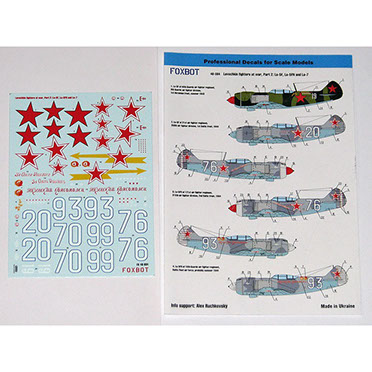 Lavochkin Fighters at war part 2 : LA5F, LA5FN and LA7 FOX48-084
