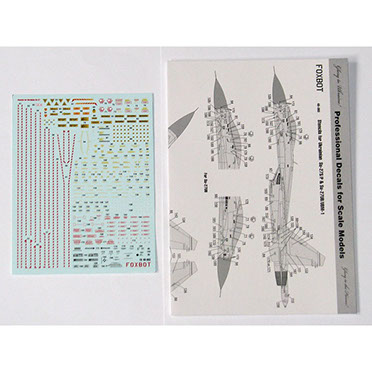 Stencils for Ukrainian Sukhoi Su27S/P and Su27UB/UBM FOX48-093