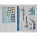 Ukrainian Flankers, Sukhoi Su27 and Su27UB with Geometric Camouflage FOX48-095
