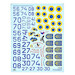 Ukrainian Flankers, Sukhoi Su27 and Su27UB with Geometric Camouflage and stencils 48-093  FOX48-095T