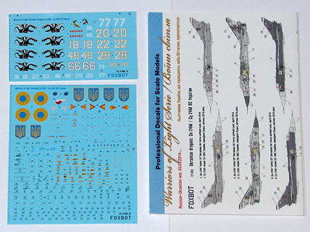 Ukrainian Dragons Sukhoi Su24M Ukrainian AF FOX72-003