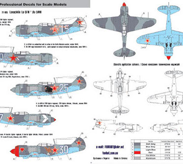 Lavochkin LA5FN  Fighter  FOX72-005