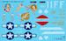 Douglas A20H Boston Pin Up Nose Art Part 3 incl.  Stencils  FOX72-008