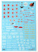 Red Snake; Soviet P39 Airacobra with stencils FOX72-014
