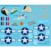 B25C/D Mitchell Pin Up Nose art part 3 plus stencils FOX72-025