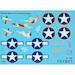 B25C/D Mitchell Pin Up Nose art part 4 plus stencils FOX72-026