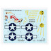 B25G/J Mitchell Pin Up Nose art part 5 plus stencils  FOX72-039