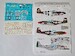 North American P51 Mustang Nose Art part 4 plus stencils FOX72-054