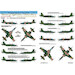 Ukrainian Rooks, Sukhoi Su25 Ukrainian AF decals FOX72-055