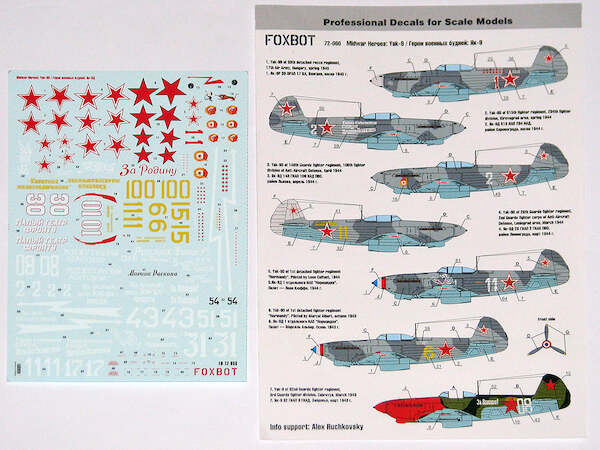 Midwar Hero's Yakovlev Yak9  FOX72-060