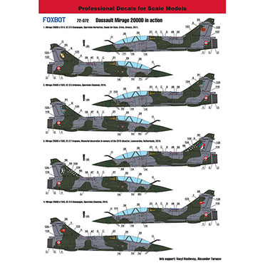 Dassault Mirage 2000D in Action FOX72-072