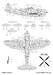 Republic P-47 Thunderbolt Stencils  FOX72-083