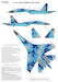 Sukhoi Su27PM-1 Blue 58 Ukrainian AF Digital camouflage Masks FOXM32-006