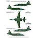 Sukhoi Su25 "Blue 22" Ukrainian AF  Green Clover camouflage Masks  FOXM48-020