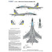 Sukhoi Su27S Ukrainian AF Grey Camouflage Masks FOXM48-023