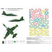 Sukhoi Su25UB "Blue 60" Ukrainian AF  Clover camouflage Masks  FOXM72-012