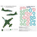 Sukhoi Su25UB "Blue 65" Ukrainian AF  Clover camouflage Masks  FOXM72-013