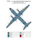 Antonov AN26B "Blue 08"Ukrainian AF Digital camouflage Masks  FOXM72-014