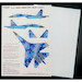 Sukhoi Su27PM-1 Ukrainian AF Digital camouflage Masks Blue 58 (Trumpeter) FOXM72-019