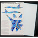 Sukhoi Su27PM-1 Ukrainian AF Digital camouflage Masks Blue 58 (Trumpeter) FOXM72-019