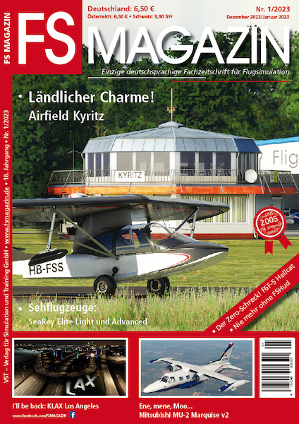 FS Magazin: Fachzeitschrift für Flugsimulation nr. 1/2023 Dezember 2022/Januari 2023 419704850650501