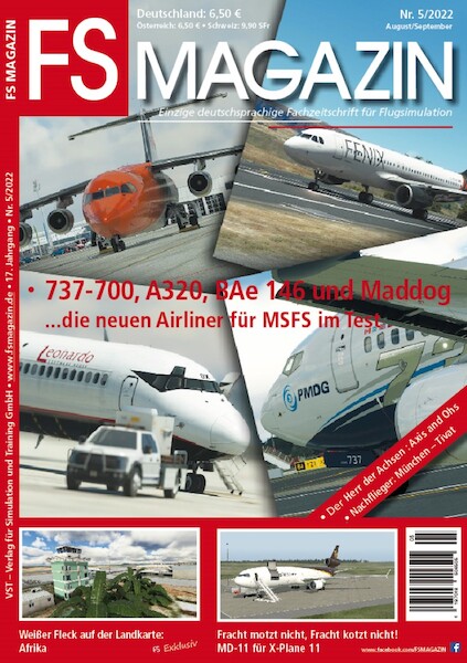 FS Magazin: Fachzeitschrift für Flugsimulation nr. 5/2022 August/September 2022 419704850650505