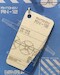 Keychain made of real aircraft skin: Antonov An12 Ukrainian Cargo Airways UR-UCN white/blue